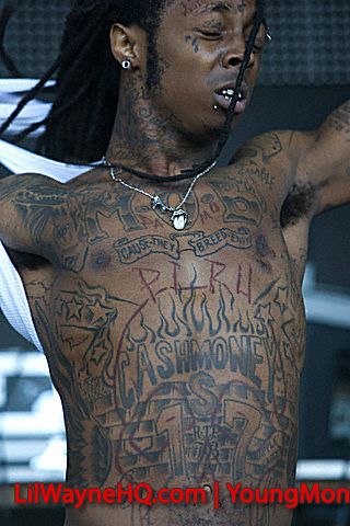 Tattoos Lil Wayne Face Tattoos